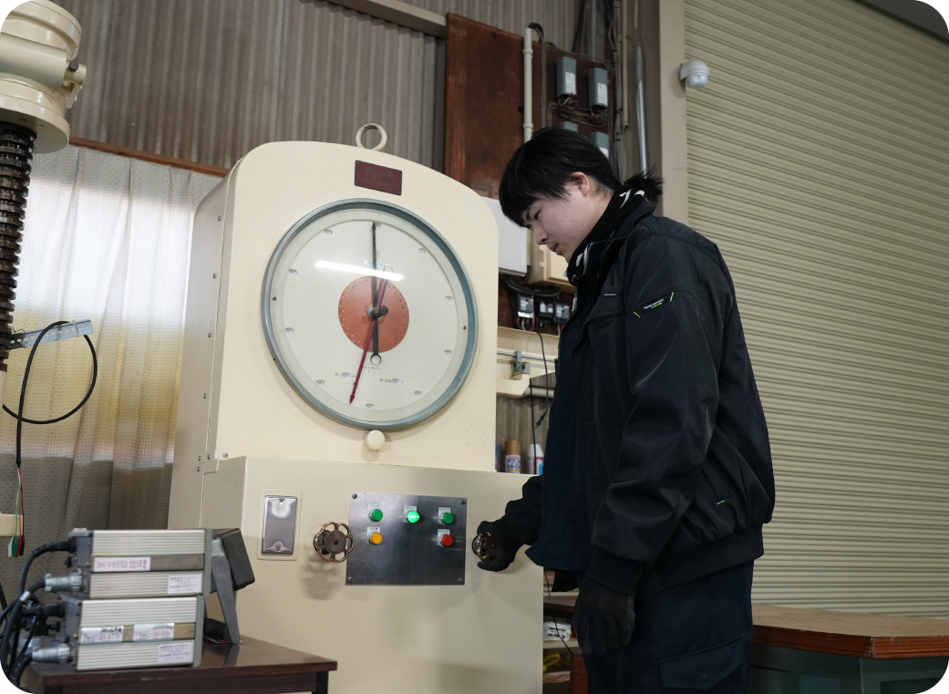 充実のテスト設備