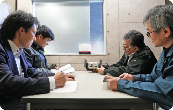 全国の現場で必要とされる、技術を一緒に磨こう。